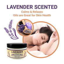 Load image into Gallery viewer, Lavender Herbal Hand and Foot Balm for Dry Skin (4oz)
